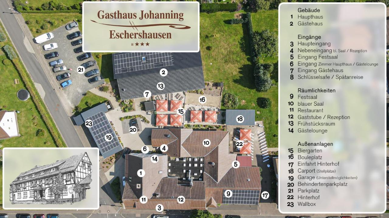 Gasthaus Johanning Ek Uslar Exteriör bild
